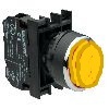 Кнопка выступающая желтая B202HS (2НЗ)